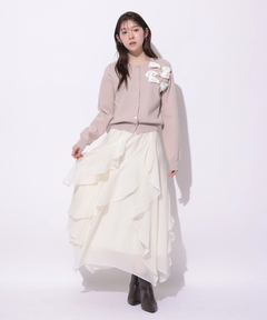 Apuweiser-riche(アプワイザー・リッシェ) |エアリーアシメフリルスカート