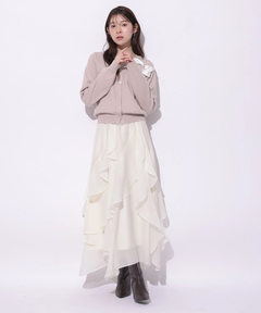 Apuweiser-riche(アプワイザー・リッシェ) |エアリーアシメフリルスカート