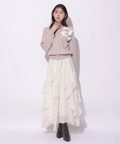 Apuweiser-riche(アプワイザー・リッシェ) |エアリーアシメフリルスカート