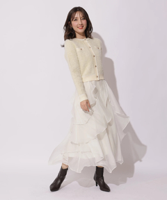 Apuweiser-riche(アプワイザー・リッシェ) |エアリーアシメフリルスカート