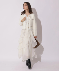 Apuweiser-riche(アプワイザー・リッシェ) |エアリーアシメフリルスカート