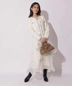 Apuweiser-riche(アプワイザー・リッシェ) |エアリーアシメフリルスカート