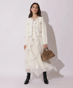 Apuweiser-riche(アプワイザー・リッシェ) |エアリーアシメフリルスカート