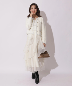 Apuweiser-riche(アプワイザー・リッシェ) |エアリーアシメフリルスカート