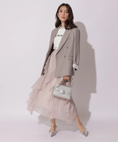 Apuweiser-riche(アプワイザー・リッシェ) |エアリーアシメフリルスカート