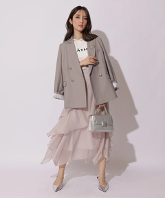 Apuweiser-riche(アプワイザー・リッシェ) |エアリーアシメフリルスカート