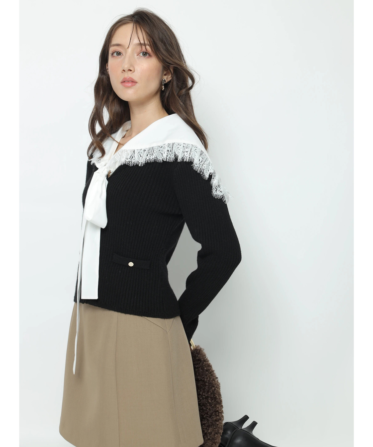 セーラーカラーカーデプルオーバー | ニット | Apuweiser-riche