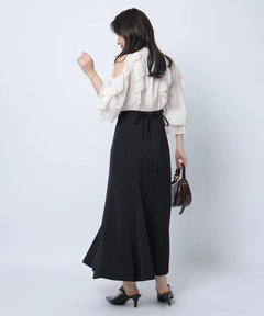 Apuweiser-riche(アプワイザー・リッシェ) |ショルダーフリルドッキングワンピース