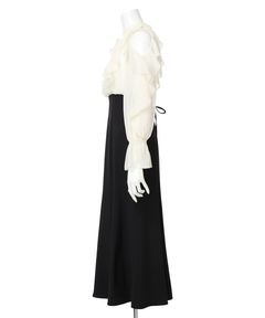 Apuweiser-riche(アプワイザー・リッシェ) |ショルダーフリルドッキングワンピース