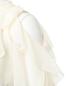 Apuweiser-riche(アプワイザー・リッシェ) |ショルダーフリルドッキングワンピース