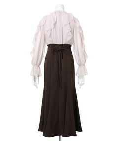 Apuweiser-riche(アプワイザー・リッシェ) |ショルダーフリルドッキングワンピース