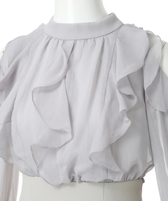 Apuweiser-riche(アプワイザー・リッシェ) |ショルダーフリルドッキングワンピース