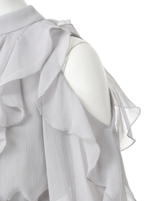 Apuweiser-riche(アプワイザー・リッシェ) |ショルダーフリルドッキングワンピース