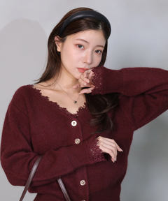 配色ケーブルカーデアンサンブル | アンサンブル | Apuweiser