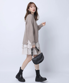 Apuweiser-riche(アプワイザー・リッシェ) |【Arpege story限定】イレヘムレイヤードミニワンピSET