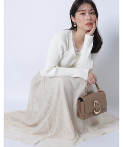 シャンブレーレースマーメイドドレス | ドレス | Mystrada（マイ