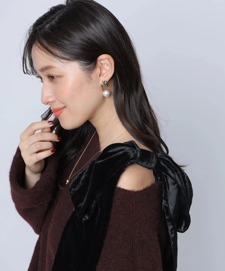 ルミネ限定》ベロアリボンゆるニット | ニット | Apuweiser