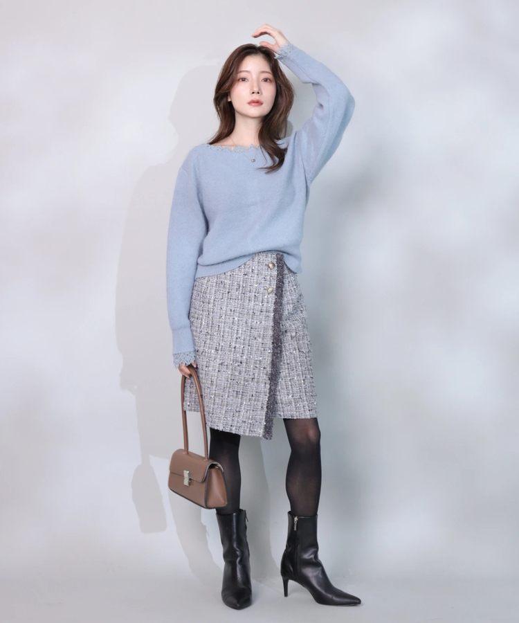 新品　Apuweiser-riche キルティングラップミニスカート Apuweiser-riche キルティングラップミニスカート - メルカリ