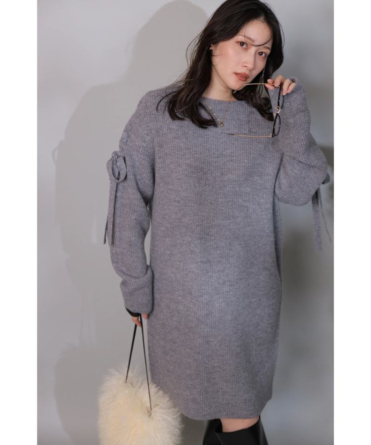 Apuweiser-riche ニットワンピ レースアップニットワンピース | ワンピース | Apuweiser-riche