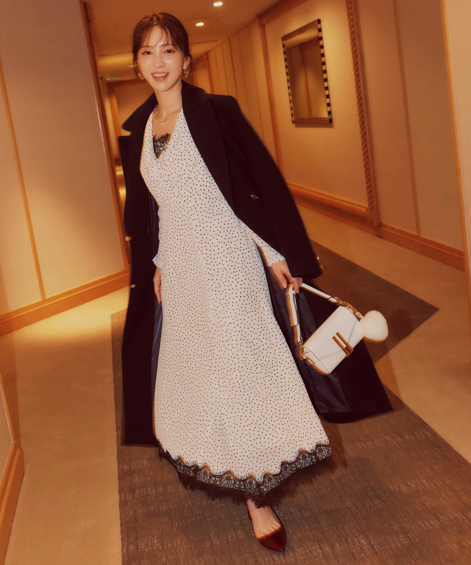 ドットイレギュラーヘムワンピース | ワンピース | Apuweiser-riche