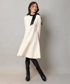 Apuweiser-riche(アプワイザー・リッシェ) |[WEB LIMITED]ネックリボンミニニットワンピース