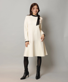 Apuweiser-riche(アプワイザー・リッシェ) |[WEB LIMITED]ネックリボンミニニットワンピース