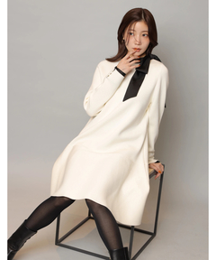 Apuweiser-riche(アプワイザー・リッシェ) |[WEB LIMITED]ネックリボンミニニットワンピース