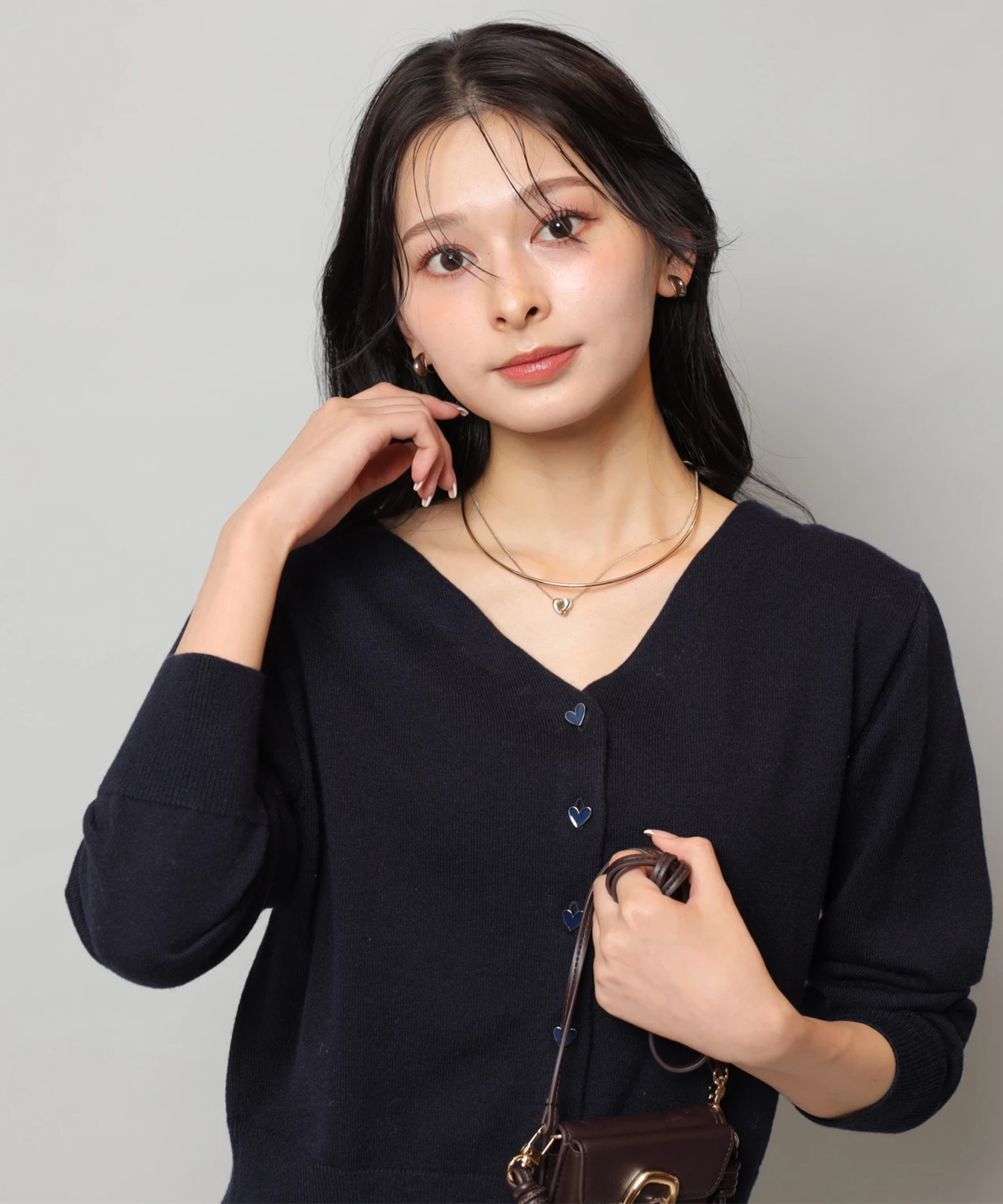 ルミネ限定》ハート釦2WAYゆるニット | ニット | Apuweiser-riche