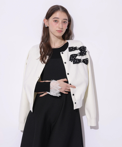 Apuweiser-riche(アプワイザー・リッシェ) |袖レースビスチェ切替ワンピース