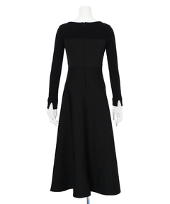 Apuweiser-riche(アプワイザー・リッシェ) |袖レースビスチェ切替ワンピース