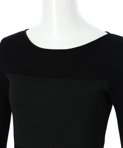 Apuweiser-riche(アプワイザー・リッシェ) |袖レースビスチェ切替ワンピース