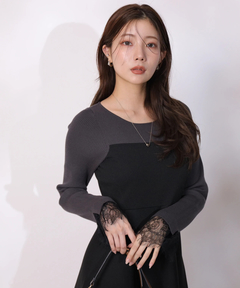 スキンケア加工〉リブタートルニット | ニット | Apuweiser-riche