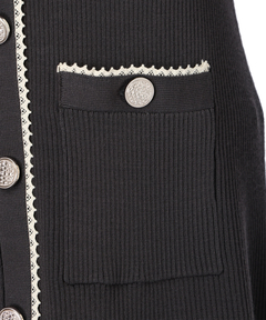 Apuweiser-riche(アプワイザー・リッシェ) |【Arpege story限定】衿付2wayレーストリムニットワンピース