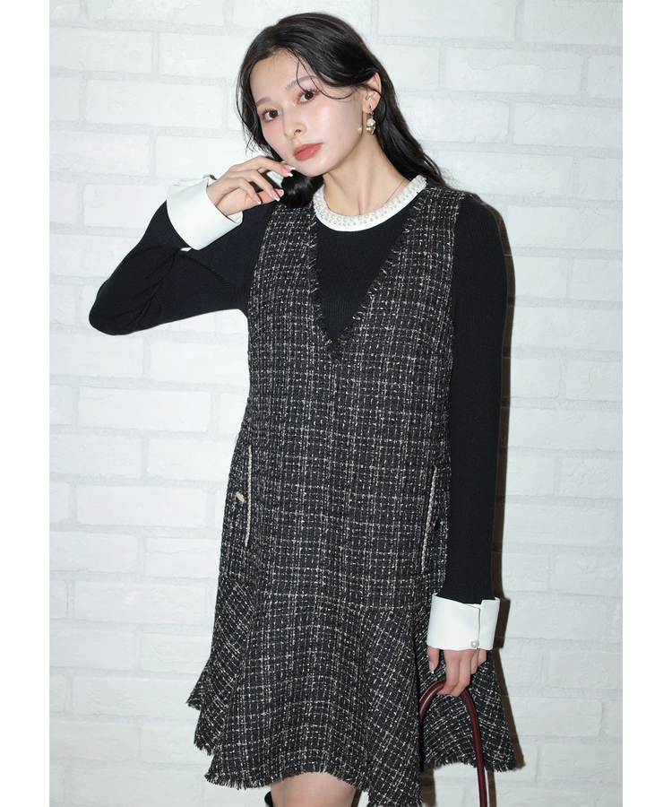 キラキラツイードジャンスカ | ワンピース | Apuweiser-riche