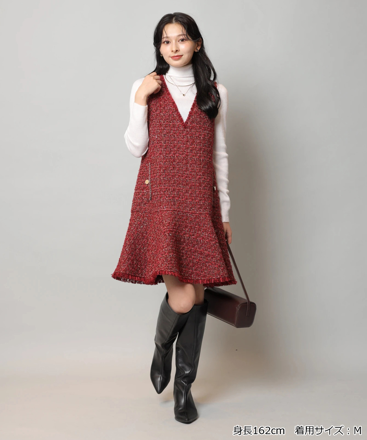 キラキラツイードジャンスカ | ワンピース | Apuweiser-riche