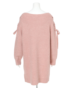 Apuweiser-riche(アプワイザー・リッシェ) |【Arpege story限定】レースアップニットワンピース