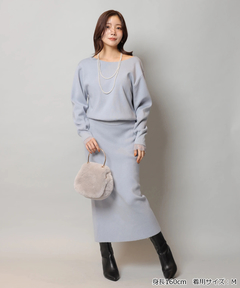 Apuweiser-riche(アプワイザー・リッシェ) |レースレイヤード前後2WAYニットアップ