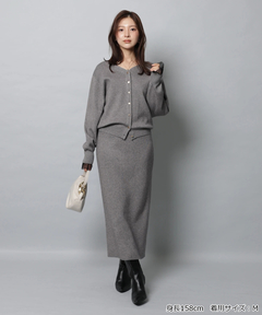 Apuweiser-riche(アプワイザー・リッシェ) |レースレイヤード前後2WAYニットアップ