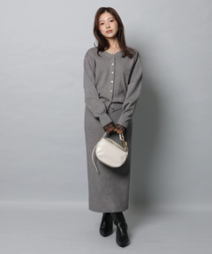 Apuweiser-riche(アプワイザー・リッシェ) |レースレイヤード前後2WAYニットアップ