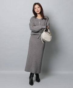 Apuweiser-riche(アプワイザー・リッシェ) |レースレイヤード前後2WAYニットアップ