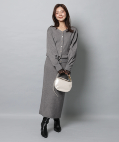 Apuweiser-riche(アプワイザー・リッシェ) |レースレイヤード前後2WAYニットアップ