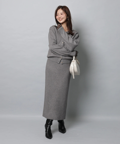 Apuweiser-riche(アプワイザー・リッシェ) |レースレイヤード前後2WAYニットアップ