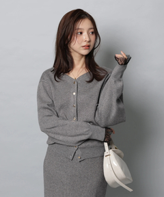 Apuweiser-riche(アプワイザー・リッシェ) |レースレイヤード前後2WAYニットアップ