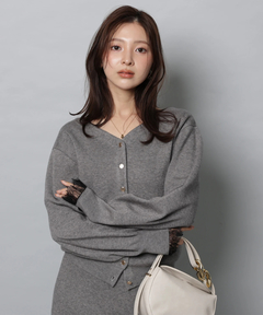 Apuweiser-riche(アプワイザー・リッシェ) |レースレイヤード前後2WAYニットアップ