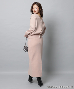 Apuweiser-riche(アプワイザー・リッシェ) |レースレイヤード前後2WAYニットアップ