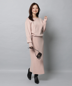 Apuweiser-riche(アプワイザー・リッシェ) |レースレイヤード前後2WAYニットアップ