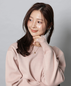 Apuweiser-riche(アプワイザー・リッシェ) |レースレイヤード前後2WAYニットアップ