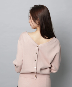 Apuweiser-riche(アプワイザー・リッシェ) |レースレイヤード前後2WAYニットアップ