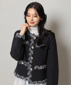 Apuweiser-riche(アプワイザー・リッシェ) |MIXブレードニットジャケット