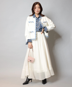 Apuweiser-riche(アプワイザー・リッシェ) |MIXブレードニットジャケット